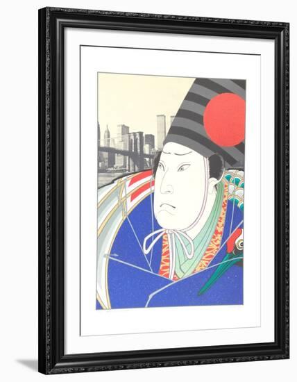 Sambajo (After Hirosada) II-Michael Knigin-Framed Collectable Print