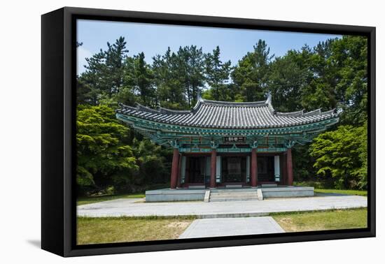 Samchungsa Temple in the Buso Mountain Fortress in the Busosan Park, Buyeo, South Korea, Asia-Michael-Framed Premier Image Canvas