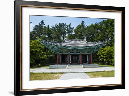 Samchungsa Temple in the Buso Mountain Fortress in the Busosan Park, Buyeo, South Korea, Asia-Michael-Framed Photographic Print