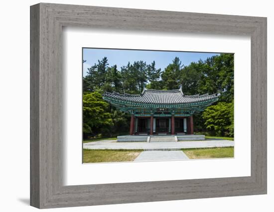 Samchungsa Temple in the Buso Mountain Fortress in the Busosan Park, Buyeo, South Korea, Asia-Michael-Framed Photographic Print