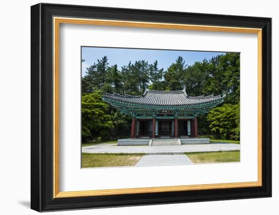 Samchungsa Temple in the Buso Mountain Fortress in the Busosan Park, Buyeo, South Korea, Asia-Michael-Framed Photographic Print