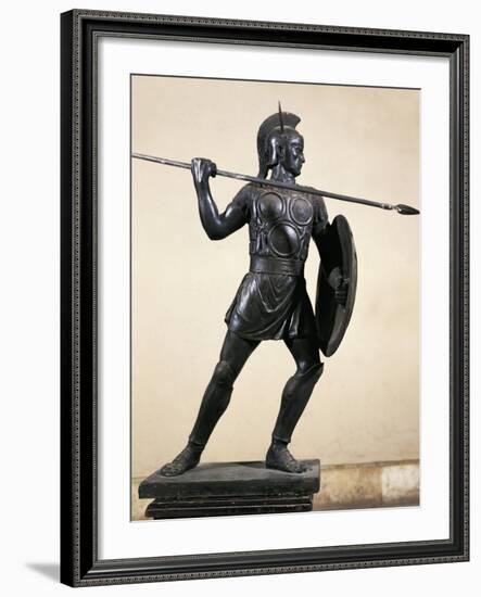 Samnite Warrior, Bronze Statue, 3rd Century BC-null-Framed Giclee Print