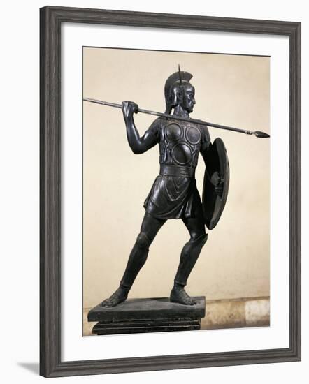 Samnite Warrior, Bronze Statue, 3rd Century BC-null-Framed Giclee Print