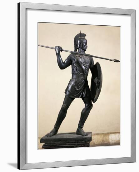 Samnite Warrior, Bronze Statue, 3rd Century BC-null-Framed Giclee Print