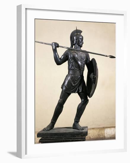 Samnite Warrior, Bronze Statue, 3rd Century BC-null-Framed Giclee Print