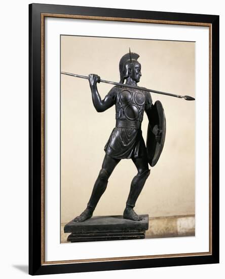 Samnite Warrior, Bronze Statue, 3rd Century BC-null-Framed Giclee Print