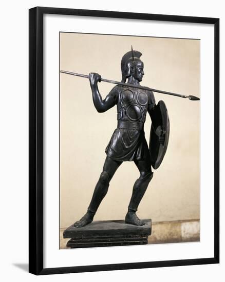 Samnite Warrior, Bronze Statue, 3rd Century BC-null-Framed Giclee Print