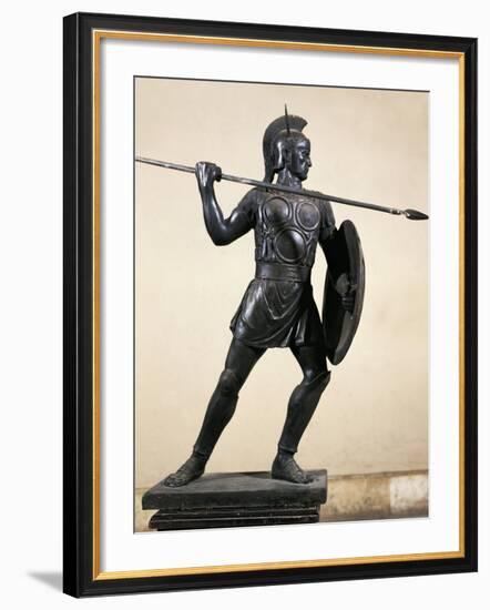 Samnite Warrior, Bronze Statue, 3rd Century BC-null-Framed Giclee Print