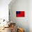 Samoa Flag Design with Wood Patterning - Flags of the World Series-Philippe Hugonnard-Premium Giclee Print displayed on a wall