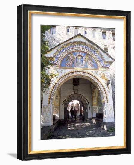 Samokov Gate of Rila Monastery, Unesco World Heritage Site, Rila Mountains, Bulgaria-Richard Nebesky-Framed Photographic Print