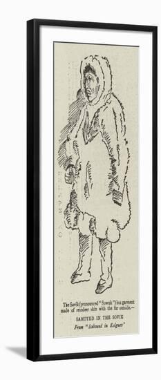 Samoyed in the Sovik-null-Framed Giclee Print