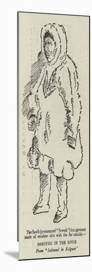 Samoyed in the Sovik-null-Mounted Giclee Print