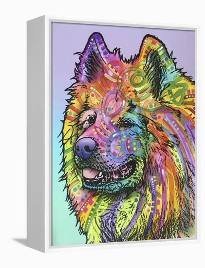 Samoyed-Dean Russo-Framed Premier Image Canvas