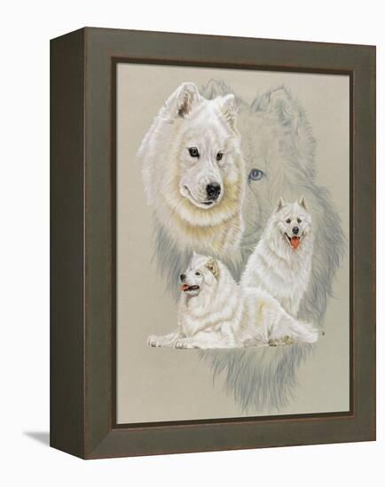 Samoyed-Barbara Keith-Framed Premier Image Canvas