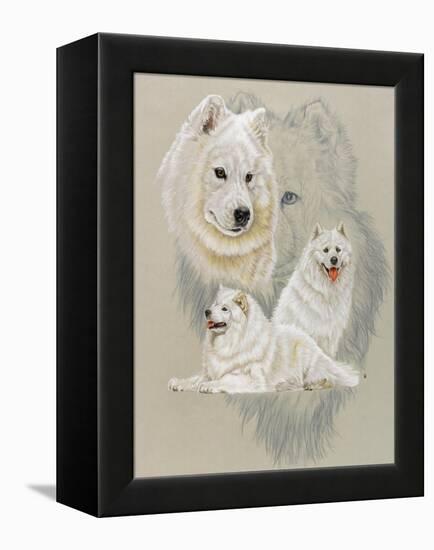 Samoyed-Barbara Keith-Framed Premier Image Canvas