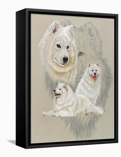 Samoyed-Barbara Keith-Framed Premier Image Canvas