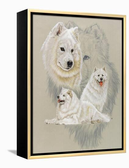 Samoyed-Barbara Keith-Framed Premier Image Canvas