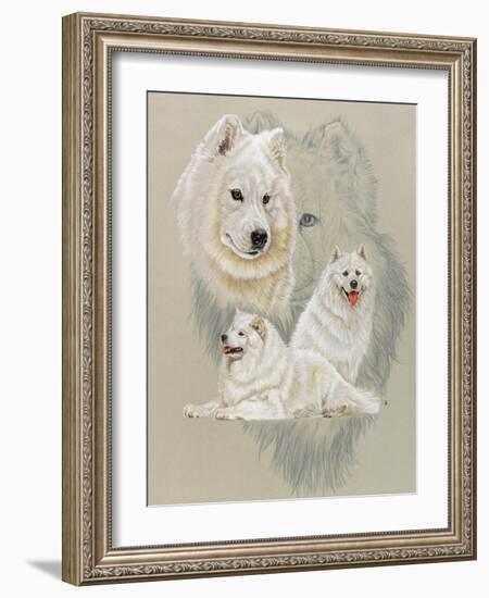 Samoyed-Barbara Keith-Framed Giclee Print