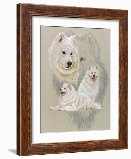 Samoyed-Barbara Keith-Framed Giclee Print