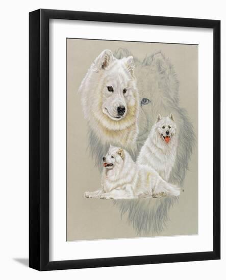 Samoyed-Barbara Keith-Framed Giclee Print