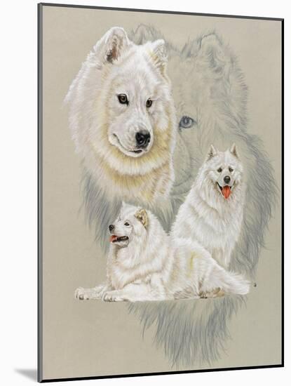 Samoyed-Barbara Keith-Mounted Giclee Print