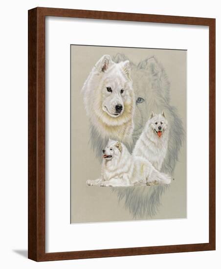 Samoyed-Barbara Keith-Framed Giclee Print