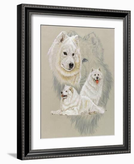 Samoyed-Barbara Keith-Framed Giclee Print