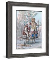 Samoyeds, Russia, 19th Century-Coqueret-Framed Giclee Print