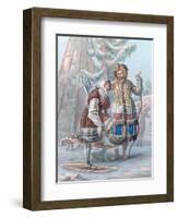 Samoyeds, Russia, 19th Century-Coqueret-Framed Giclee Print