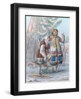 Samoyeds, Russia, 19th Century-Coqueret-Framed Giclee Print