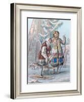 Samoyeds, Russia, 19th Century-Coqueret-Framed Giclee Print