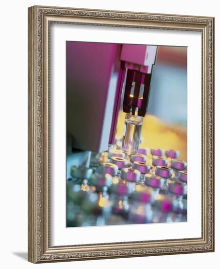 Sample for Gas Chromatography Mass Spectrometry-Tek Image-Framed Photographic Print