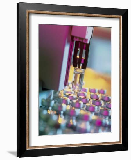 Sample for Gas Chromatography Mass Spectrometry-Tek Image-Framed Photographic Print