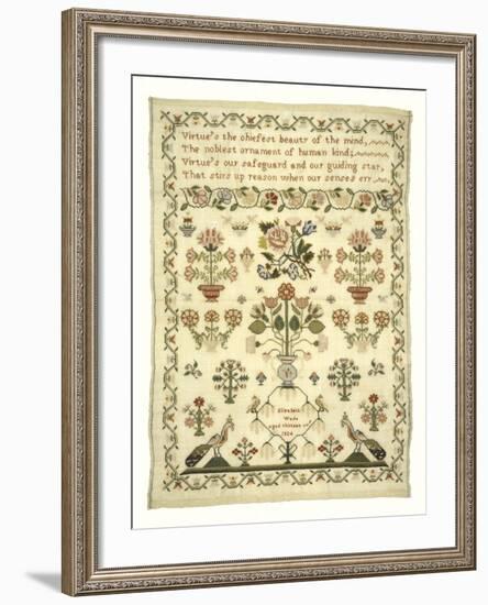 Sampler II-Elizabeth Wade-Framed Giclee Print