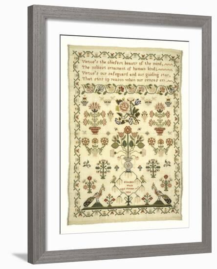 Sampler II-Elizabeth Wade-Framed Giclee Print