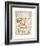 Sampler with Giraffe-Elizabeth Mastern-Framed Premium Giclee Print