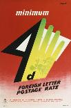 Minimum 4D Foreign Letter Postage Rate-Sams-Framed Stretched Canvas