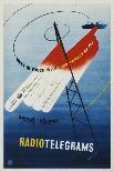 Keep in Touch with Your Friends at Sea - Send Them Radiotelegrams-Sams-Star-Framed Stretched Canvas