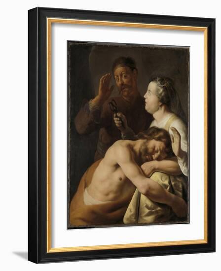 Samson and Delilah, 1630-35-Jan The Elder Lievens-Framed Giclee Print