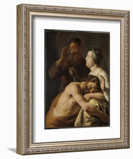 Samson and Delilah, 1630-35-Jan The Elder Lievens-Framed Giclee Print