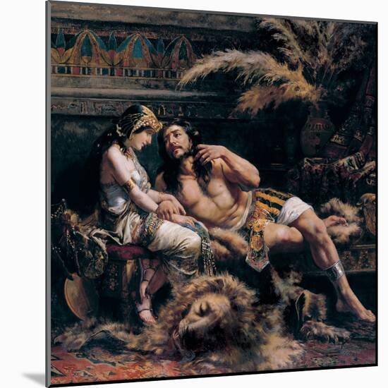 Samson and Delilah, 1887-José Echenagusia Errazquin-Mounted Giclee Print