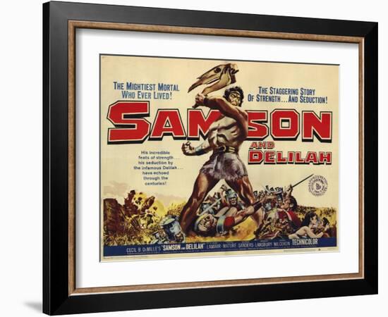 Samson and Delilah, 1959-null-Framed Art Print