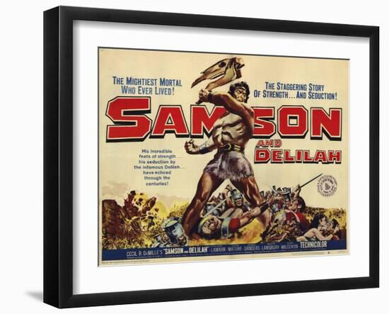 Samson and Delilah, 1959-null-Framed Art Print