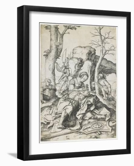 Samson and Delilah, C. 1508-Lucas van Leyden-Framed Giclee Print