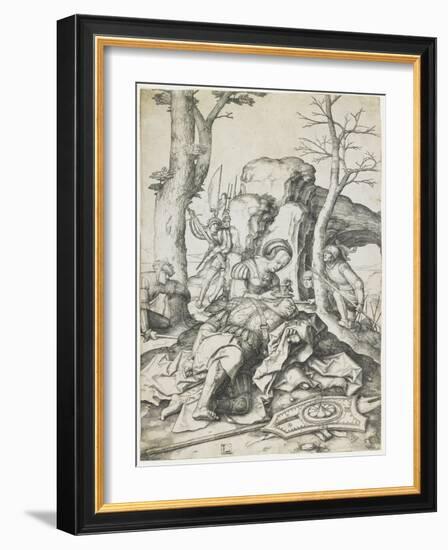 Samson and Delilah, C. 1508-Lucas van Leyden-Framed Giclee Print