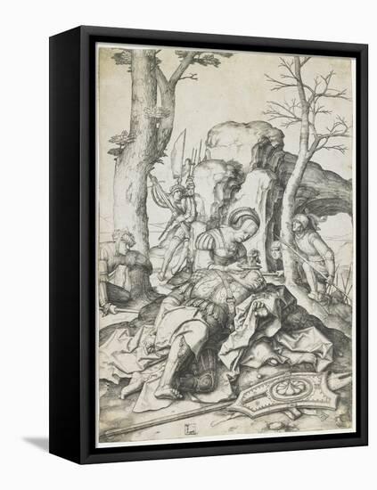 Samson and Delilah, C. 1508-Lucas van Leyden-Framed Premier Image Canvas