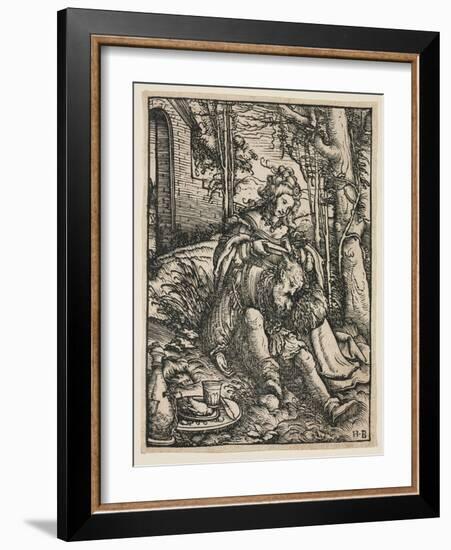 Samson and Delilah, C. 1519-Hans Burgkmair-Framed Giclee Print