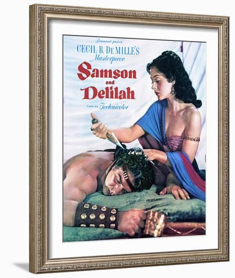 Samson and Delilah - Movie Poster Reproduction-null-Framed Photo