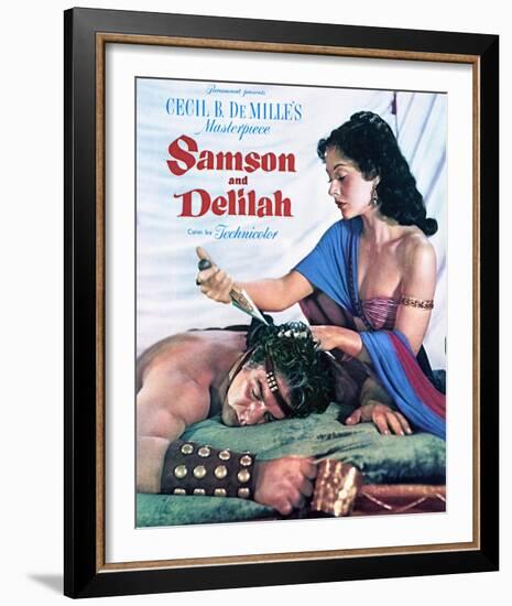 Samson and Delilah - Movie Poster Reproduction-null-Framed Photo