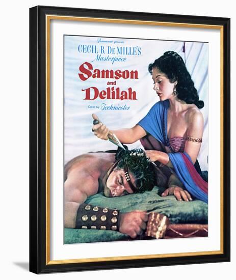 Samson and Delilah - Movie Poster Reproduction-null-Framed Photo